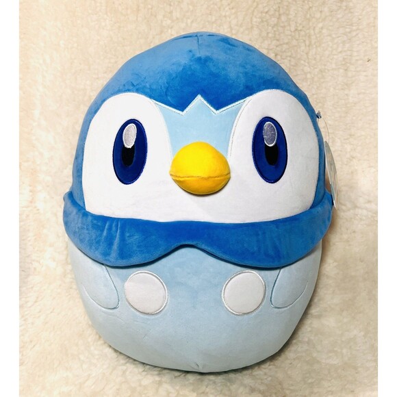 Squishmallows Pokemon 14-Inch Piplup Plush NWT - Picture 2 of 7